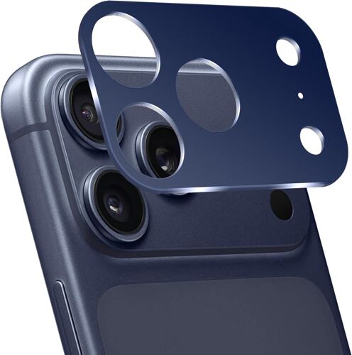 KALANKA-pour iPhone 17 Pro Caméra Arrière Protecteur, 9H Dureté Caméra Alliage D'aluminium Protection Objectif Arrière, Anti-Rayures Métal Camera Protecteur pouriPhone 17 Pro - Bleu