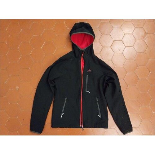 Veste À Capuche Mesh Noir Et Fuchsia Quechua