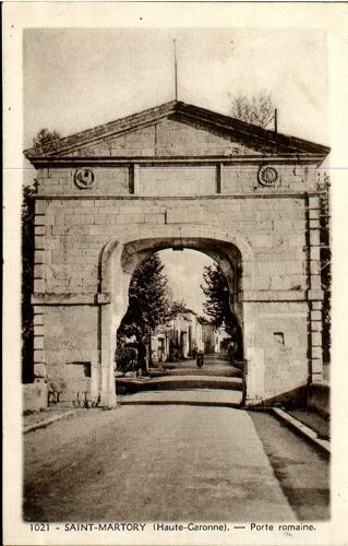 Carte Postale N°1021, Saint-Martory, Haute-Garonne, Porte Romaine, 1949