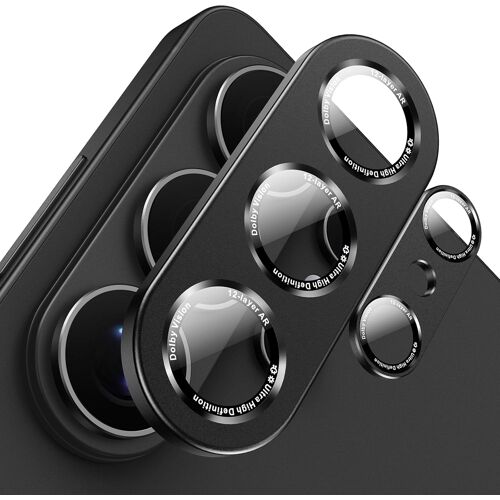 KALANKA-Protecteur d'Objectif pour Samsung Galaxy S26 Ultra, Protection Intégrale en Verre Trempé 9H, All-in-one-Aluminiumlegierung, Anti-rayures, HD(Noir)