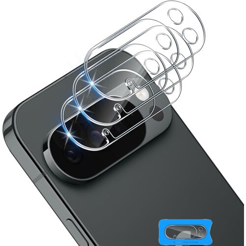 KALANKA-Protection Objectif Caméra Arrière pour Google Pixel 10 Pro XL avec Une Aide Au Positionnement pour l'installation, 9H Verre Trempé Caméra Film, Anti-Rayures, Sans Bulles Vitre Protecteur