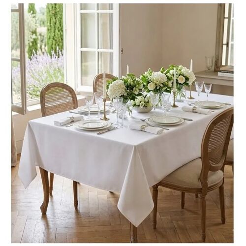 Nappe Anti Tache 140 X 240 Cm Colors Blanc