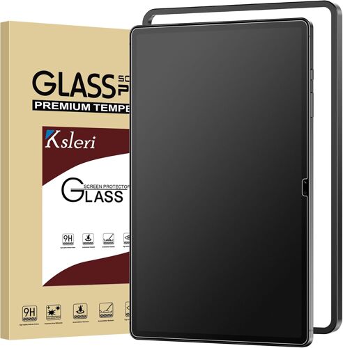 KALANKA-2 Pièces Protections d'écran en Verre Trempé Mat pour Samsung Galaxy Tab S10 Lite / S10 FE / S9 FE 10.9¿ / Galaxy Tab S9 11¿, Anti-Reflets, Anti-Traces de Doigts, avec Cadre d'alignement