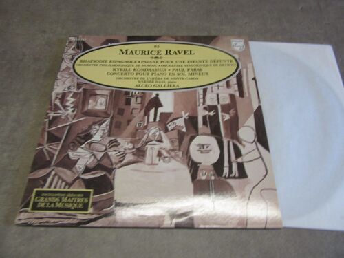 33 Tours Maurice Ravel Rhapsodie Espagnole Pavane Infante Defunte Kyrill Kondrashin Paul Paray Concerto Piano En Sol Mineur Alceo Galliera