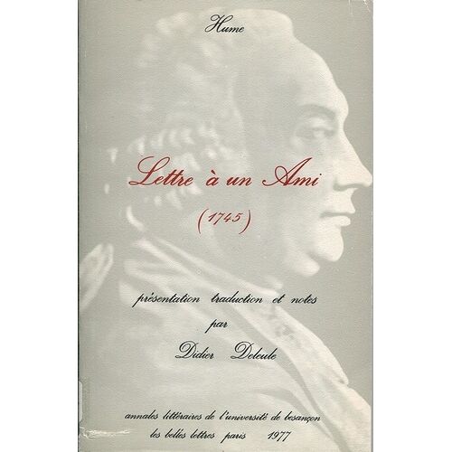 Lettre D'un Gentilhomme À Son Ami D'edimbourg