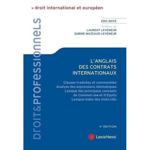 L'anglais Des Contrats Internationaux