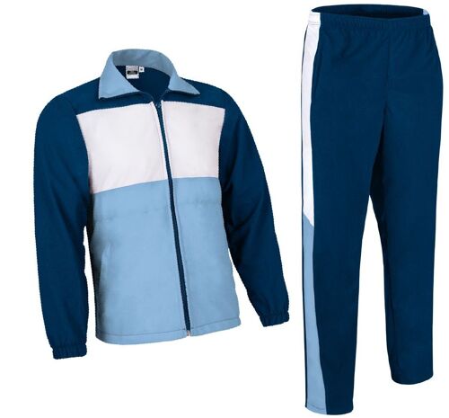 Ensemble Veste Pantalon Sport Homme - Versus - Bleu Marine - Blanc - Bleu Ciel