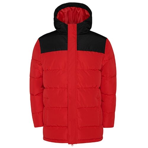 Doudoune Bicolore - Unisexe - Ry5075 - Rouge Et Noir