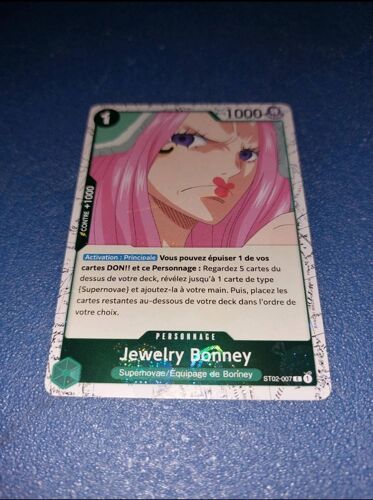 Jewelry Bonney Holo St02 007 Carte Card One Piece