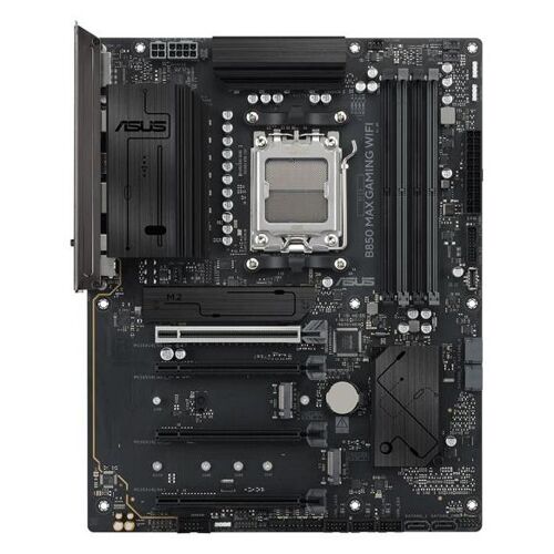 ASUS B850 MAX GAMING WIFI - Carte-mère - ATX - Socket AM5 - AMD B850 Chipset - USB 3.2 Gen 2, USB-C 3.2 Gen2, USB 3.2 Gen 1, USB-C 3.2 Gen 1, USB4 - Wi-Fi 6E, Bluetooth, 2.5 Gigabit LAN - carte graphique embarquée (unité centrale requise) - audio...