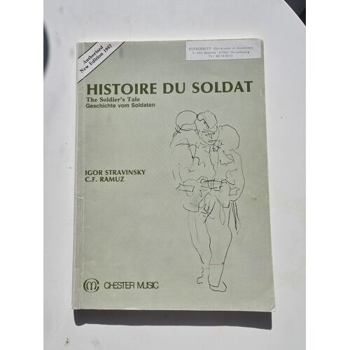 Stravinsky - L Histoire Du Soldat - Ed. Chester Music - Conducteur