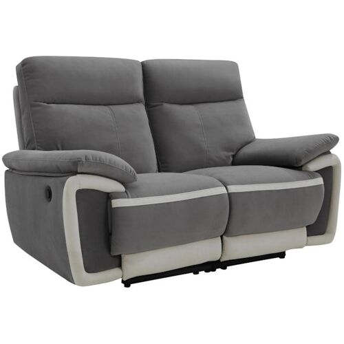 Vente-unique METTI Canapé inclinable 2 siège(s) Gris
