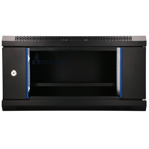 Extralink LITE 4U 530X400 WALL-MOUNTED RACKMOUNT CABINET BLACK Supports autoportants, muraux ou au sol Noir
