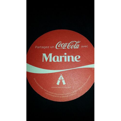 Sous-Bock Coca-Cola Prénom Marine/Anthony