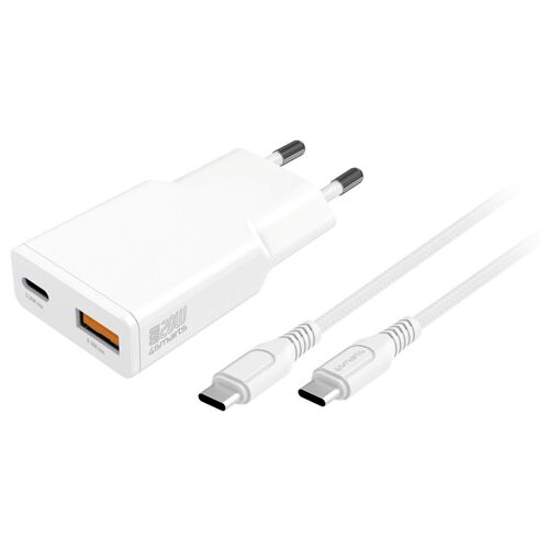 4smarts 541509 chargeur d'appareils mobiles Universel Blanc Secteur Charge rapide Intérieure
