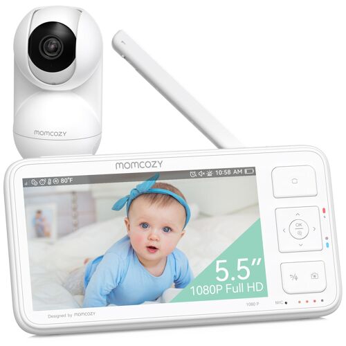 Momcozy Bm014-Wh12ba-A Babyphone Blanc