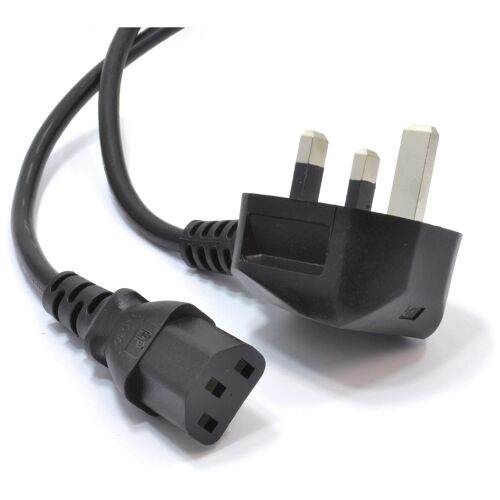 Origin Storage C-E-POWER-UK câble électrique Noir 1,8 m Prise d'alimentation type G Coupleur C13