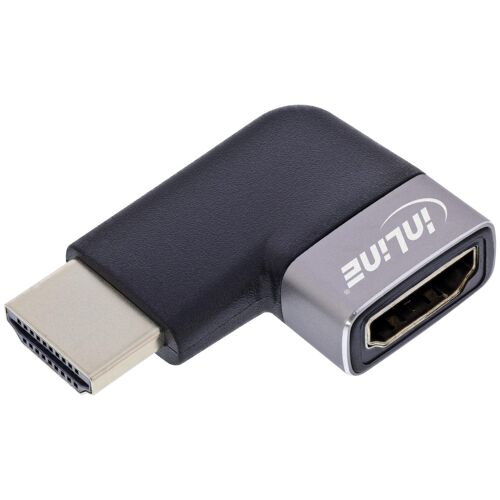 InLine 17991E changeur de genre de câble HDMI A Noir et Gris