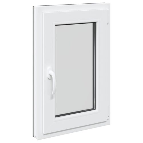 Fenêtre de sous-sol RISOR Anthracite 50 x 75 cm PVC et verre
