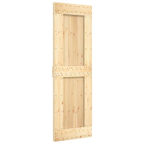 vidaXL Porte NARVIK Naturel 70 x 210 cm Bois de pin massif