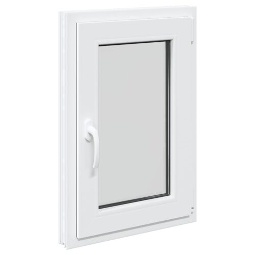 Fenêtre de sous-sol RISOR Blanc 50 x 75 cm PVC et verre