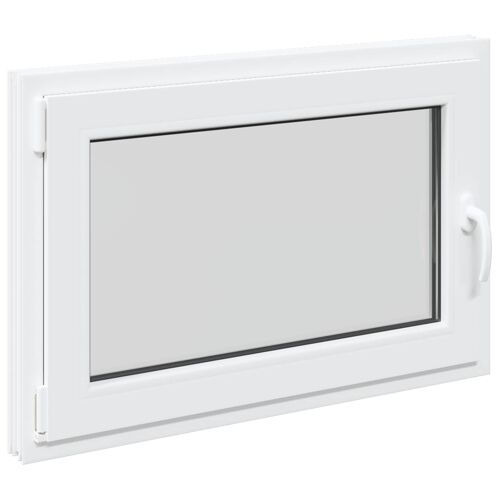 Fenêtre de sous-sol RISOR Blanc 90 x 60 cm PVC et verre
