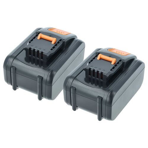 vhbw 2x Batterie compatible avec Worx WX176, WX176.3, WX170, WX175, WX175.1, WX175.9, WX170.2, WX170.6 outil électrique (3000 mAh, Li-ion, 20 V)