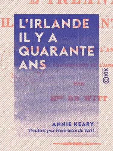 L'irlande Il Y A Quarante Ans