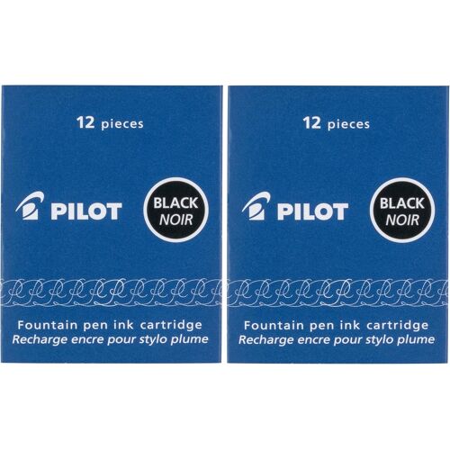 Kalanka-Pilot Namiki Ic100 Lot De 2 Cartouches D'encre Pour Stylo Plume Noir 12 Cartouches Par Paquet