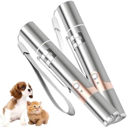 Kalanka-- Un Jouet Stylo Intéractif Pour Chats Et Chiens 7 En 1, Jeux D'exercice Stimule Instinct Naturel Et Favorise Activité Physique Avec 3 Modes Réglables - Stylo Rechargeable Prise Usb