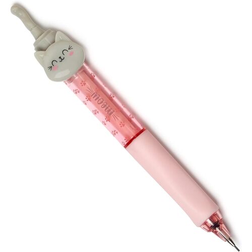 Kalanka-- Porte-Mine, Meow, Ø 1,2 Cm, 1 Mina 0,7 Mm Hb Inclus, Poignée Ergonomique En Silicone, Écriture Précise
