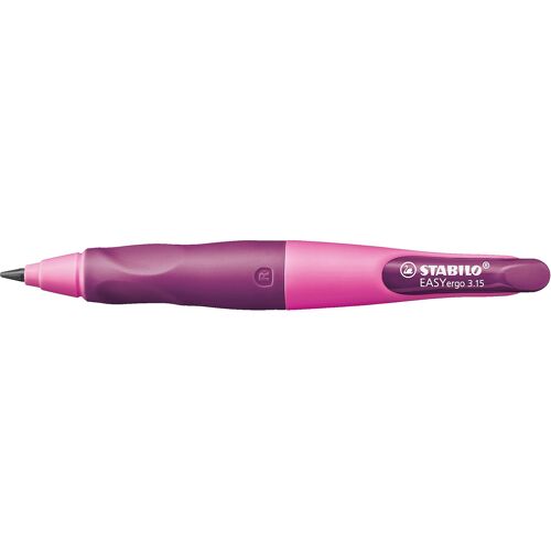 Kalanka-Porte-Mines Ergonomique - Easyergo 3.15 En Rose/Lilas Pour Droitiers - Avec Mine 3.15 Mm Hb-Gradation, 1 Unité (Lot De 1)