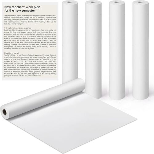 Kalanka-5 Rouleaux Papier Thermique A4, Papier Imprimante Thermique A4, Séchage Rapide, Pour Impression De Documents, Pages Web Et Photos, Sans Bpa