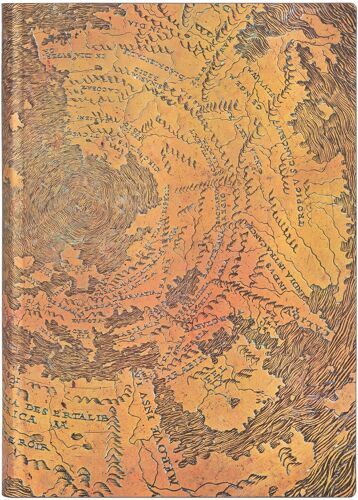 Kalanka-Carnets Flexis À Couverture Souple Globe De Hunt-Lenox | Ligné | Midi (130 × 180 Mm)