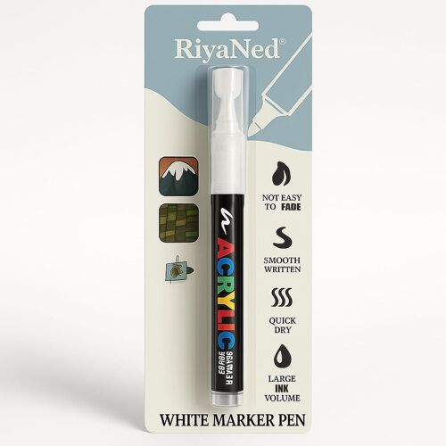 KALANKA-Marqueur pour meubles, blanc 1.0-6.0mm, 1 stylo de peinture pour enlever et réparer les rayures et les signes d'usure sur les meubles, les tables à manger, les tables et
