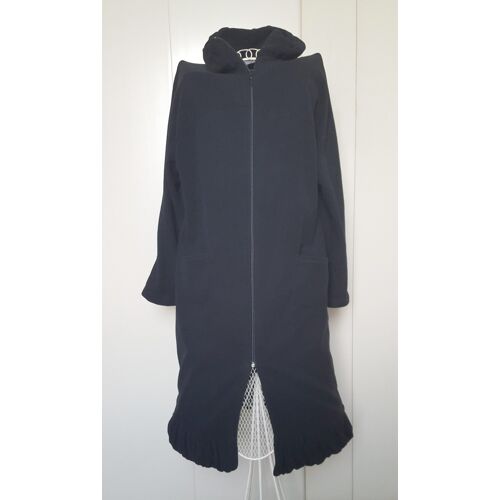 Christian Cane - Manteau Gilet Long Polaire Laure Noir Taille 42