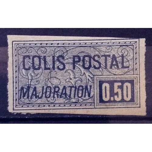 Colis Postaux - Majoration Nd - Impression + Fine - 0.50 50c Violet-Bleu (Superbe N° 26) Neuf* - Cote 28,00 - France Année 1918 - N22879