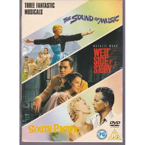 Coffret De 3 Comédies Musicales - The Sound Of Music/South Pacific/West Side Story Vo