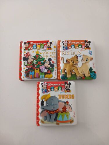 Lot 3 Livres "L'Imagerie Des Bébés" Disney – Fleurus