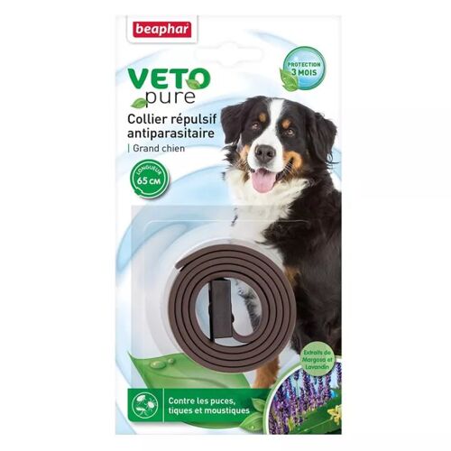Beaphar Vetopure Collier Répulsif Antiparasitaire Pour Chiens