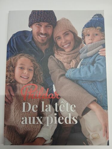 Catalogue 250 Phildar : De La Tête Aux Pieds Automne Hiver 2024