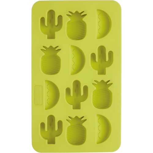 KALANKA-Barcraft Bac à Glaçons en Silicone Tropical Chic Novelty, 22 X 13 cm (8.5"" X 5"") - Vert