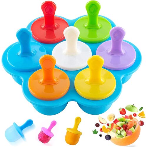 Kalanka-Moules À Glaces,Ice Cream Mould,Popsicle Mold Silicone,Mini Moule À Popsicle En Silicone,Moulle À Glace Bébé,Moules À Glaçons Pour Popsicles, Crèmes Glacées, Sorbets, Nourriture Pour Bébé Etc