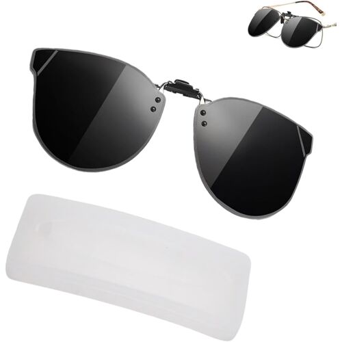 Kalanka-Clip À Lunettes De Soleil Polarisées,Surlunettes Relevable Ultra Légère Homme Femme,Pour Lunettes De Vue,Conduite,Pêche,Sports En Extérieur