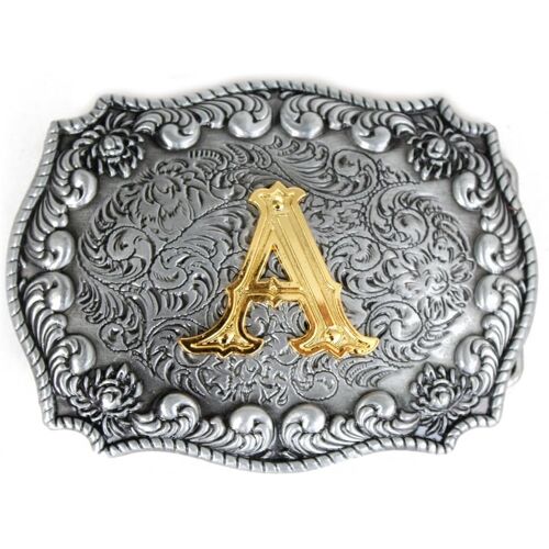 Kalanka-Boucles De Ceinture Pour Homme Avec Initiales 3d, Style Western, Cow-Boy