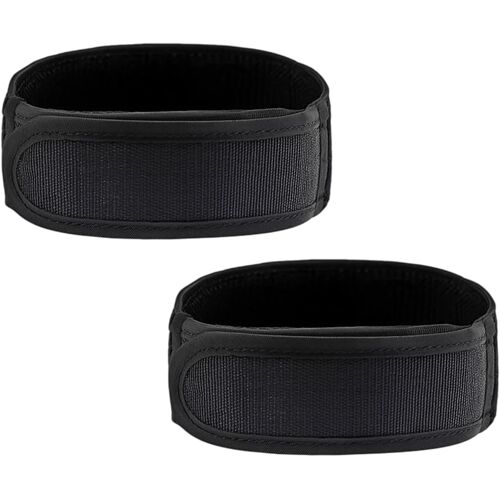 KALANKA-Lot de 2 Ceintures Sans Boucle, Ceinture Adjustable Invisible 4cm, Ceinture Élastique Sans Boucle pour Femmes & Hommes, Pour Jeans et Pantalons de Costume - Noir