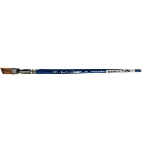 Kalanka-Cotman Pinceau Aquarelle Série 667 Biseauté Manche Court 6mm