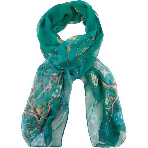 Kalanka-Foulard Femme Écharpe En Mousseline De Soie Pour Femme, Foulard Léger Et Élégant, Polyvalent Pour Toutes Saisons, Accessoire De Mode Idéal Pour Tenues Décontractées Et Formelles