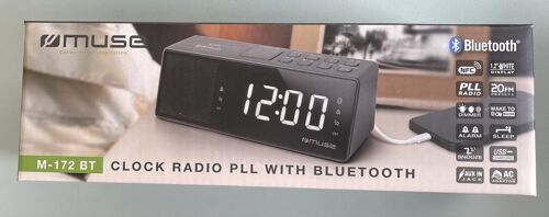 Muse M-172 BT Radio Réveil 1 W