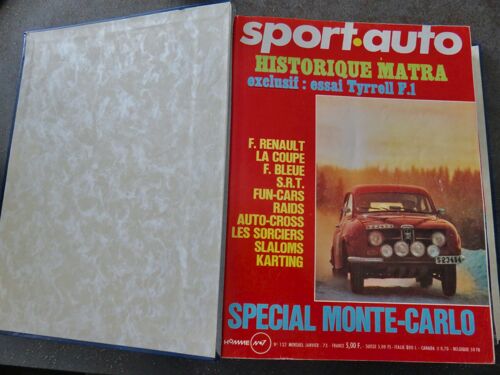 Sport Auto Vintage Année Complète 1973 Comme Neuf Avec Posters